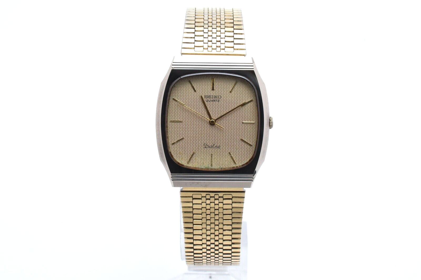 Vintage [ Exc+5 ] SEIKO 5931-5450 Dolce Gold Dial 31mm Quartz Men’s Watch JAPAN