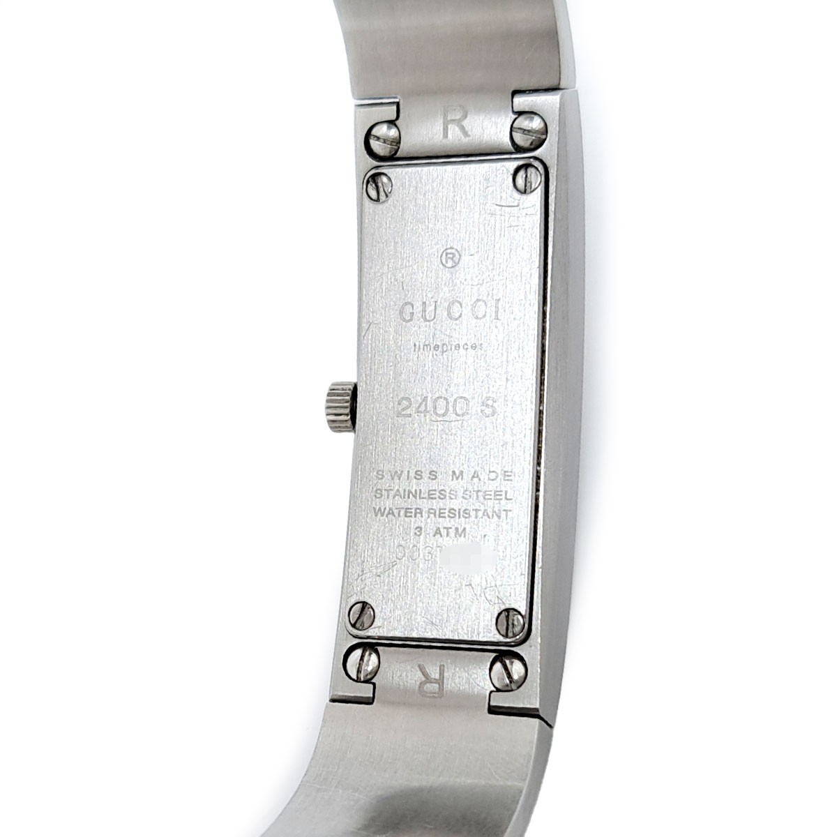 GUCCI 2400S Bangle watch Quartz Stainless steel Women 【W】