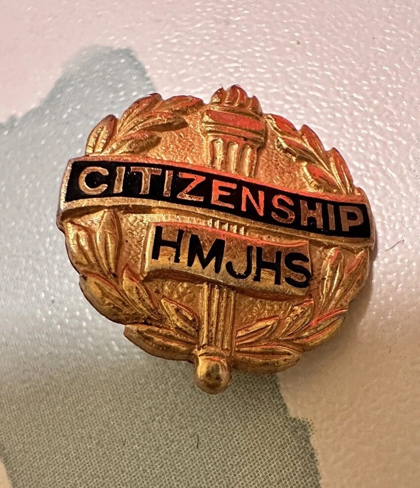 Vintage small pins lot 6 pins: National Honor Society &Citizenship&AFA,etc