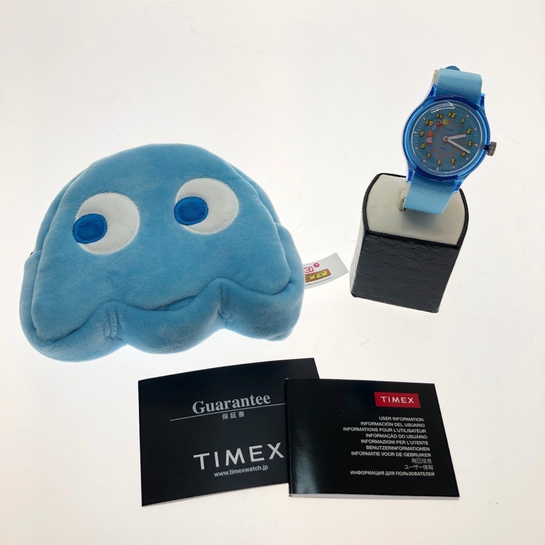 Timex Pac-Man Collaboration Watch Quartz 20mm Blue TW2V94000 Limited Edition