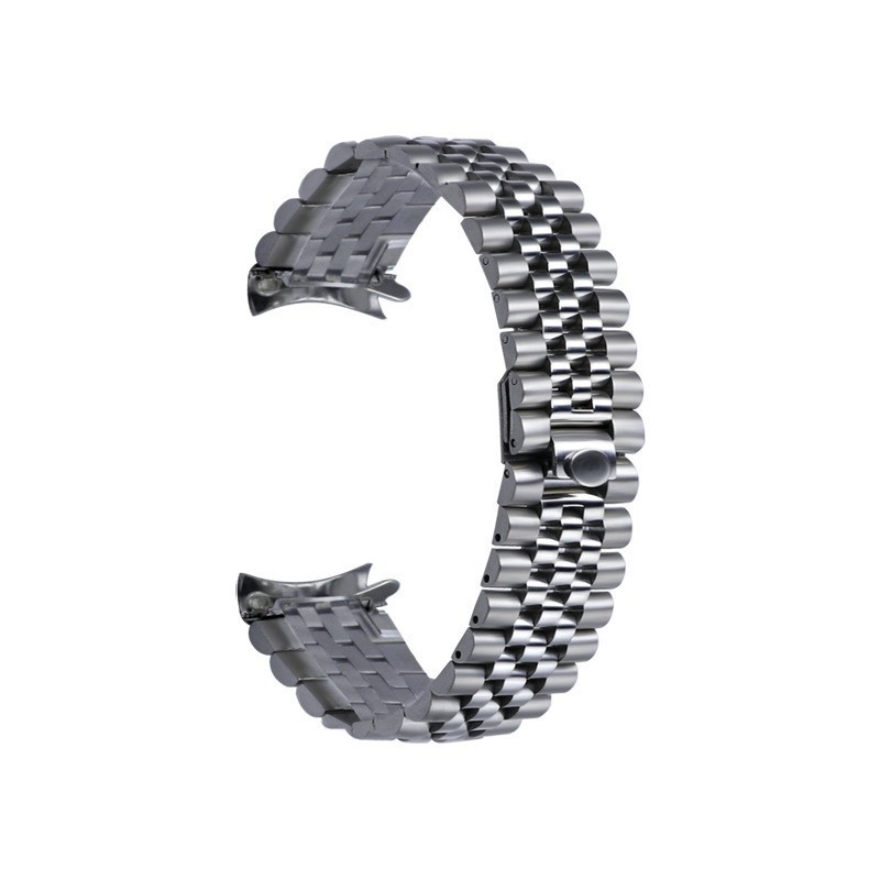 5 Bead Solid Stainless Steel Watch Band Straps Mens19 20 21mm for Rolex Datejust