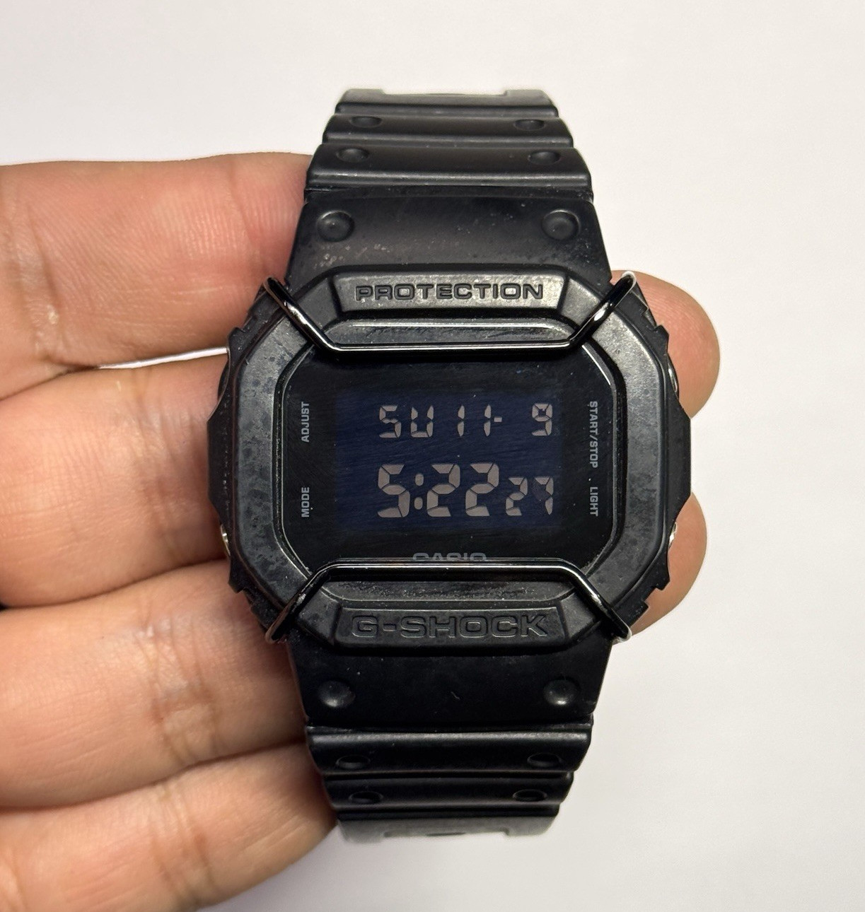 Casio G-SHOCK 5600 Series Black Digital Resin Strap Watch 200m Alarm