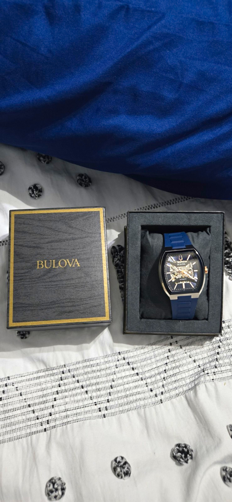 Bulova Maquina Automatic Skeleton 98A318 – Men’s Watch Pristine And Unworn