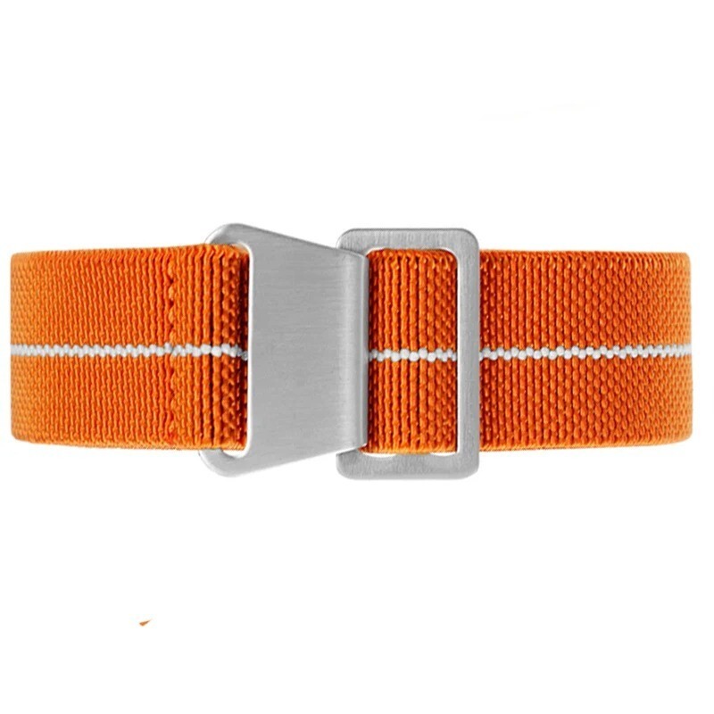 60s French Troops Parachute Bag Elastic Watch Strap 20mm 22mm Nylon Watchbands