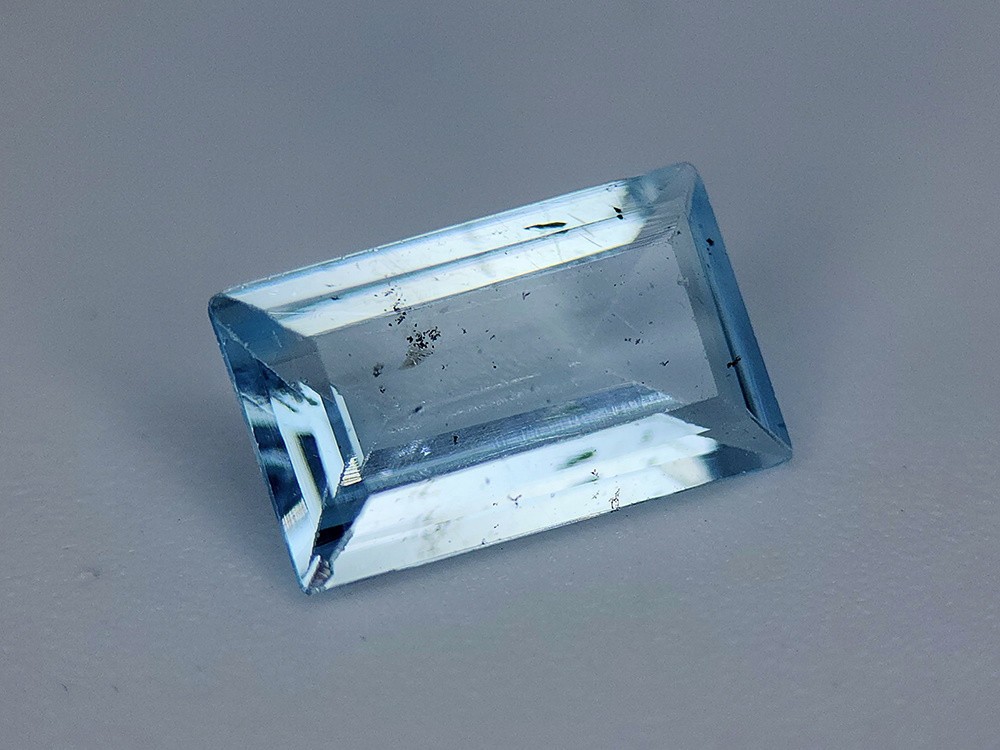 Stunning Natural Santa Maria Aquamarine 1.25 Carats Loose Faceted Gemstone