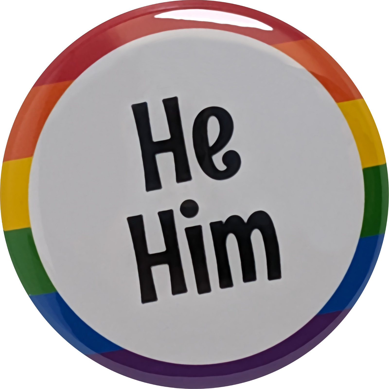 Pronoun Pins Variety Pack 1.25″ Buttons LGBTQ Pride – bulk pack of 96 pins
