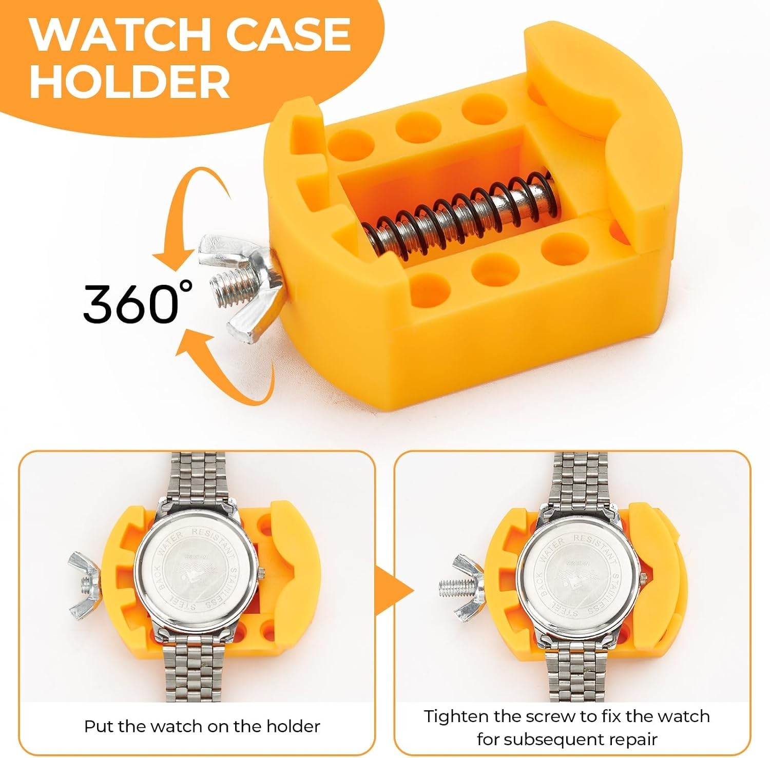 Professional Watch Case Opener and Repair Kit for All Types of Watches (88 Pcs)