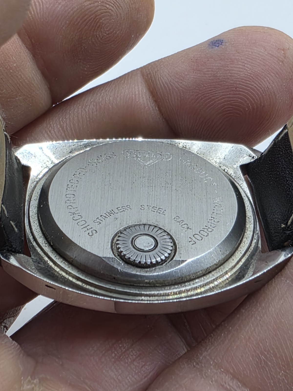 Voumard 2000 Men’s Mechanical Wristwatch Vintage Rare Working Watch