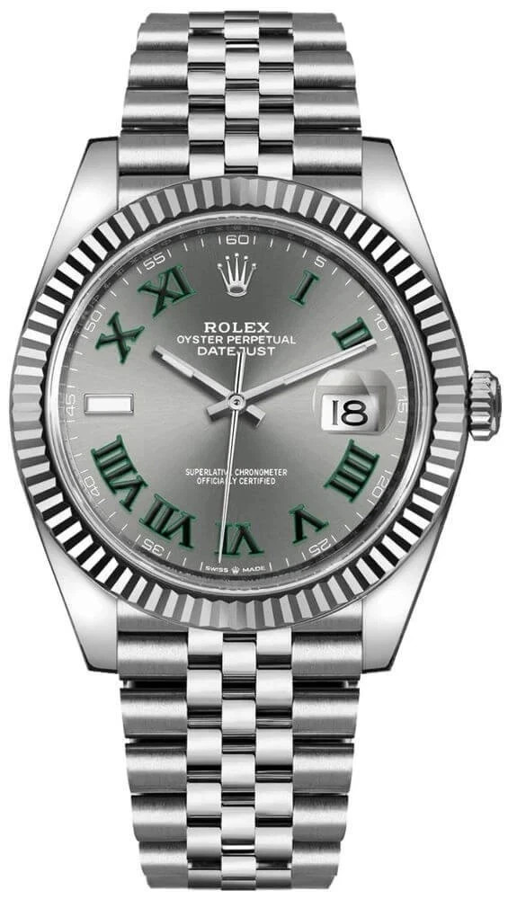 rolex datejust 36mm jubilee fluted wimbledon