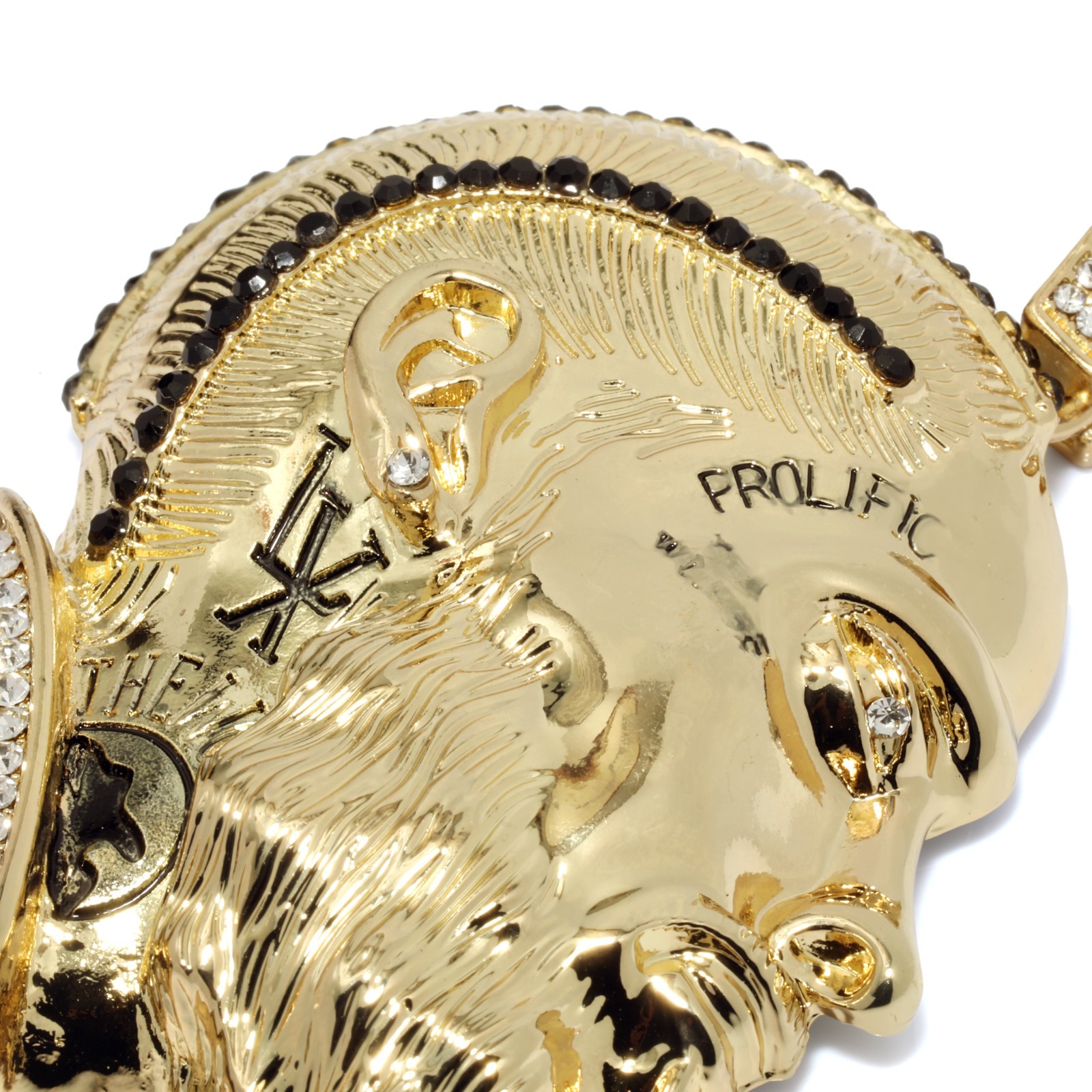 14K Rope Chain 10mm 20″ & 24″In | Large Face Prolific Hussle Gold Plated Hip Hop