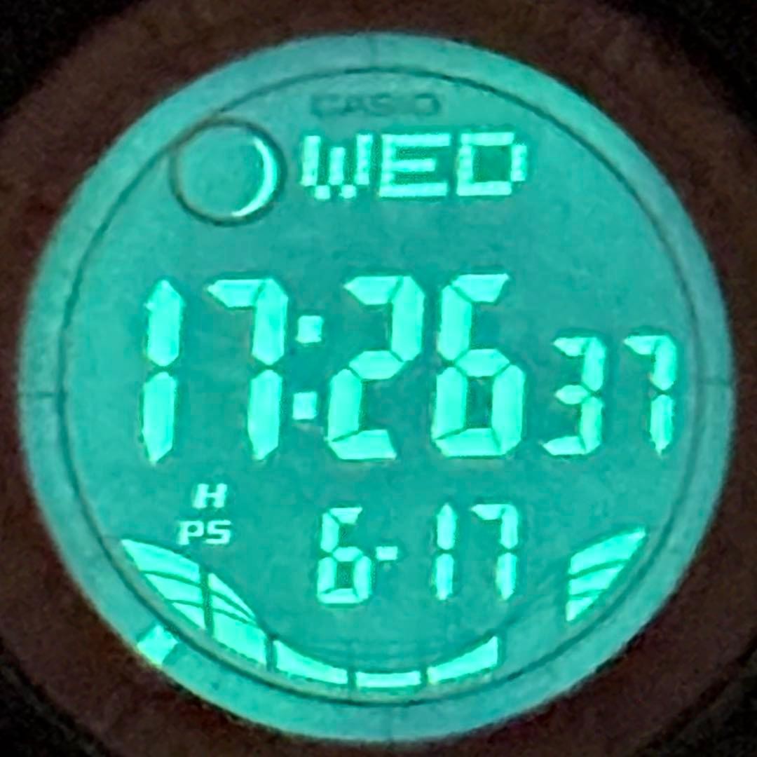 Rare PROTREK PRG 130Y Tough Solar Black Inverted LCD