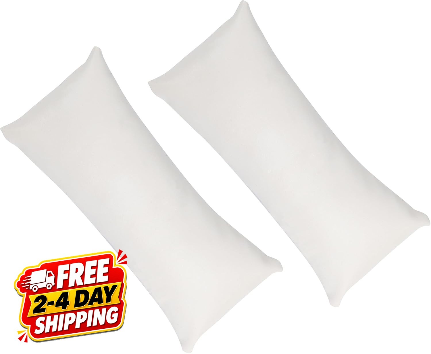 Framendino, 2 Pack White Long Watch Display Pillow PU Leather Bracelet Bangle