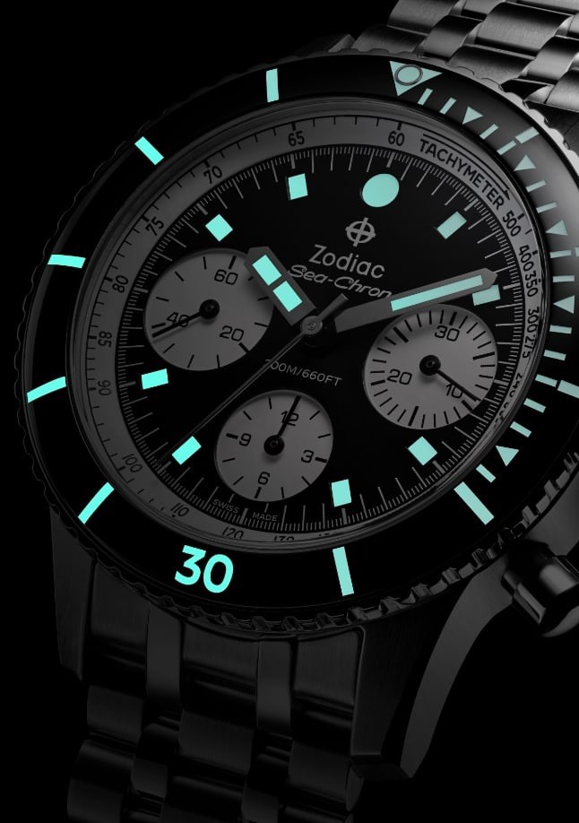 Zodiac Sea-Chron Blue Dial Stainless Steel 42mm Automatic Men’s Watch ZO3605