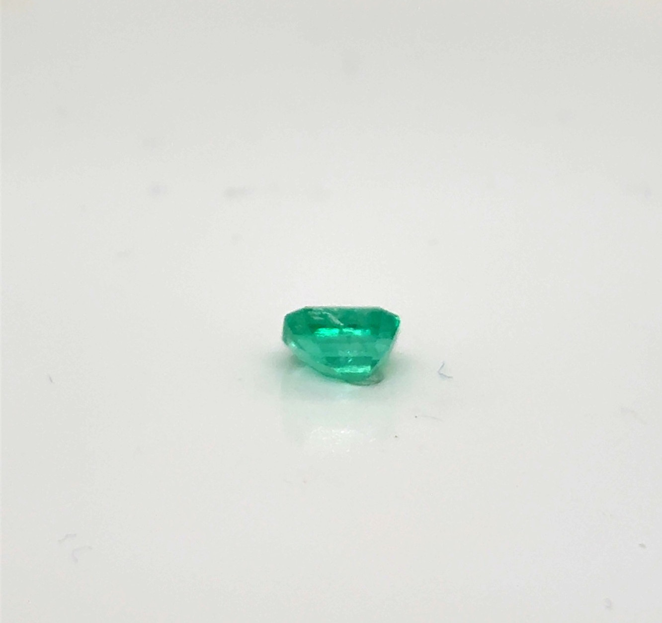 Natural Colombian Emerald 0.49ct Emerald Cut Loose Gemstone 5.43×4.23mm