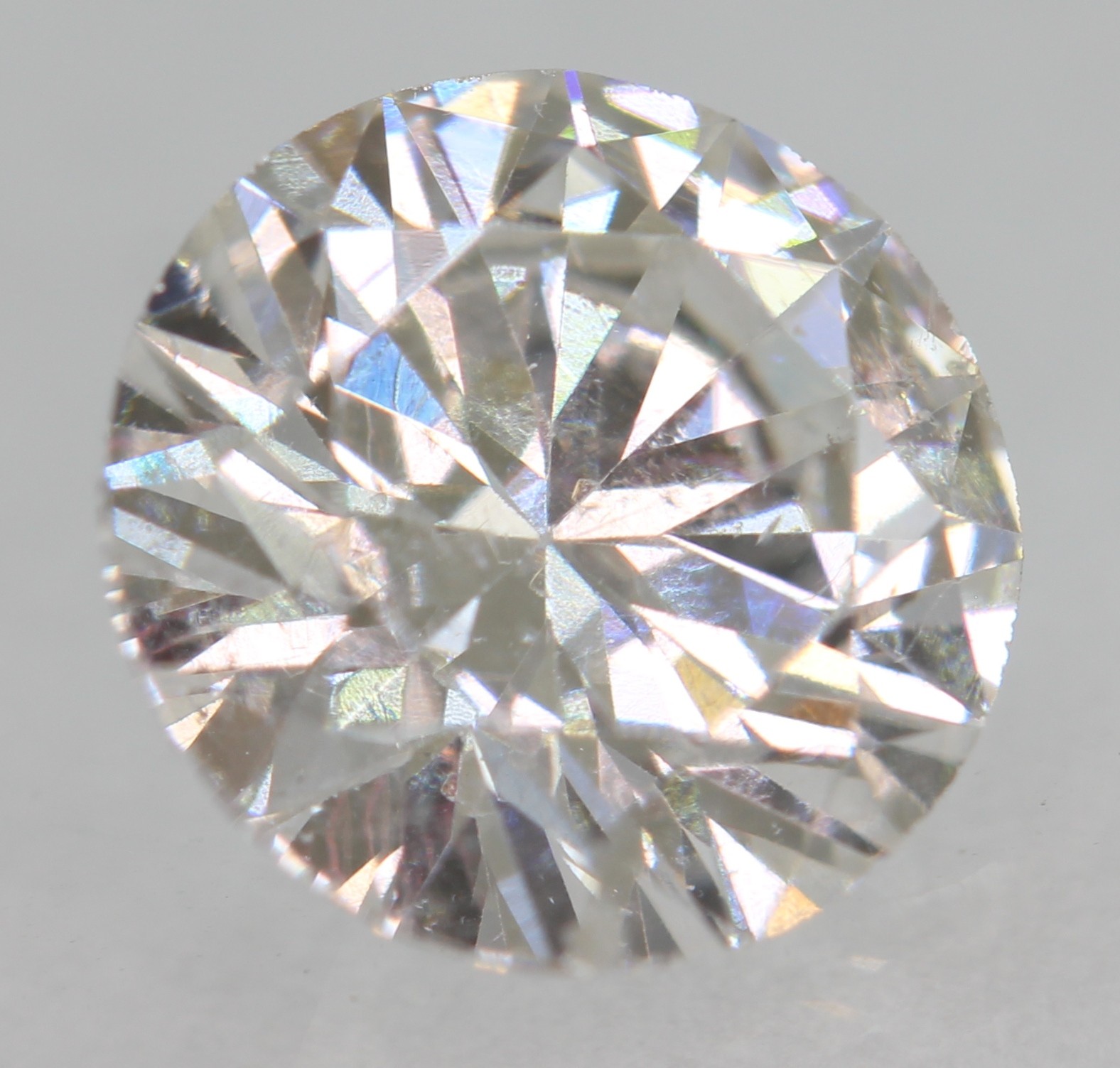 Certified 1.01 Carat D VS1 Round Brilliant Natural Enhanced Loose Diamond 6.59mm