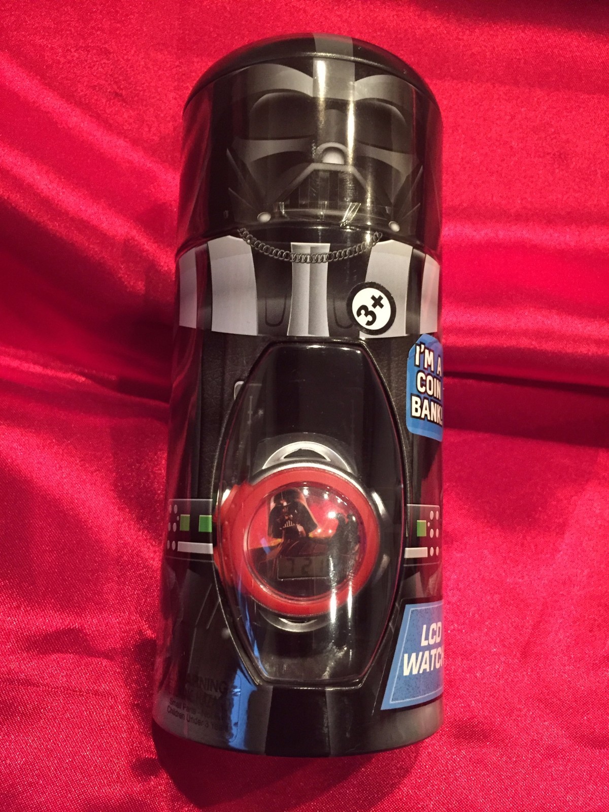New Darth Vader Collectible LCD Watch and Coin Bank – Star Wars – The Dark Side
