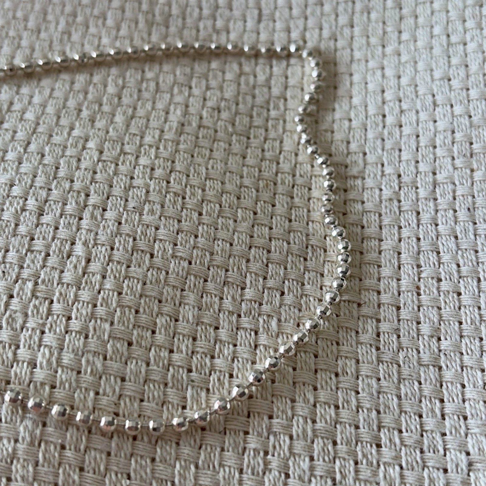 DANECRAFT PURE 100 SILVER NECKLACE MADE IN ITALY 10.0% PURE SILVER 18 IN NEW