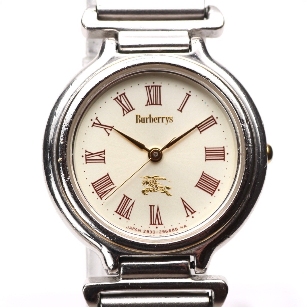 Burberry Ladies’ Wristwatch Vintage Old Logo Roman Dial