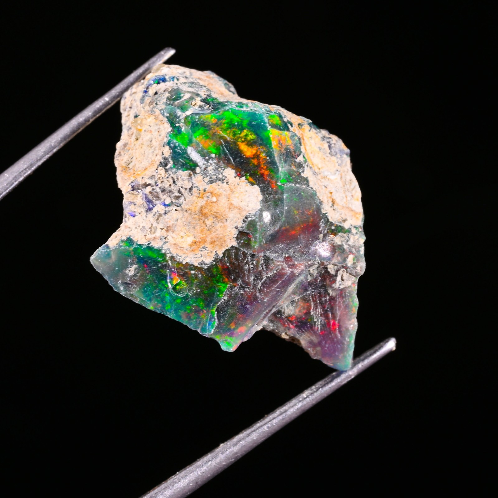 11.70 Ct Natural Ethiopian Opal Rough Welo Fire Raw Loose Gemstone