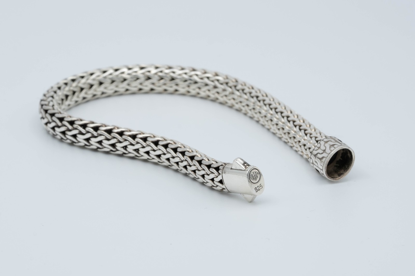 John Hardy Sterling Silver Classic Chain Icon Bracelet 7.5mm Size XL – 45.9g
