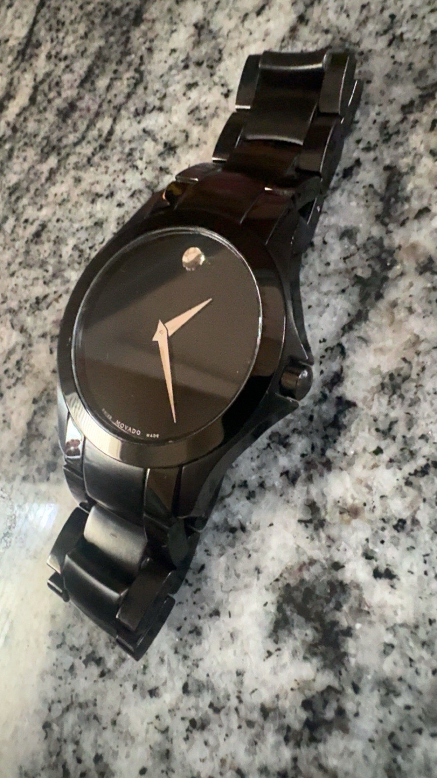 Movado Sapphire Black Dial Men’s Watch 0607179