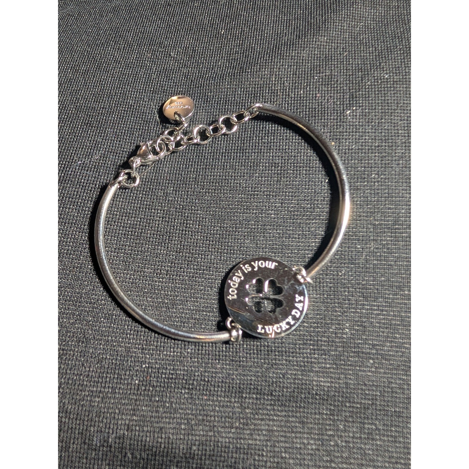Brosway Sterling Silver Charm Bracelet Lucky Day Clover Bangle Women