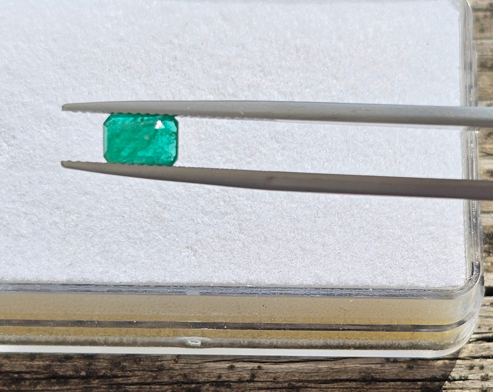 Emerald 6.9×4.7mm Emerald Cut Loose Gemstone!