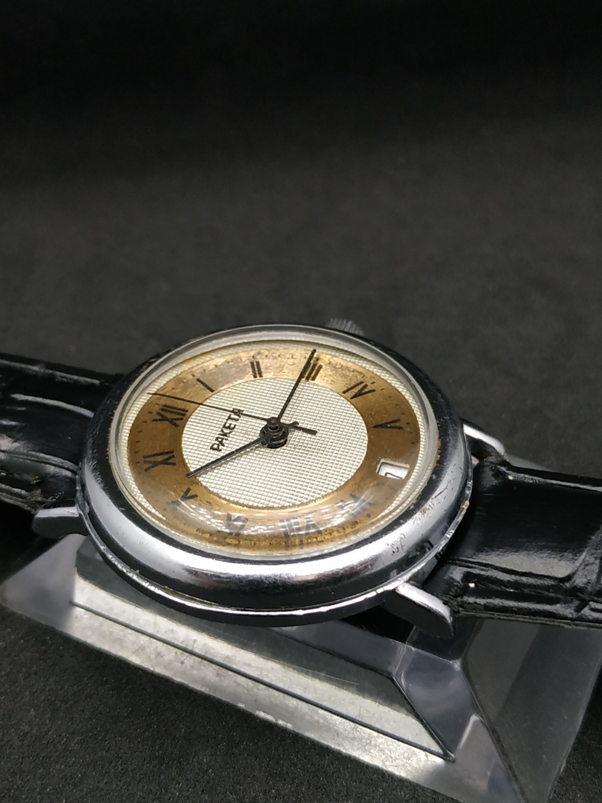 Men’s Dress Vintage USSR Watch Raketa Mechanical 2614.H Retro Soviet ☭