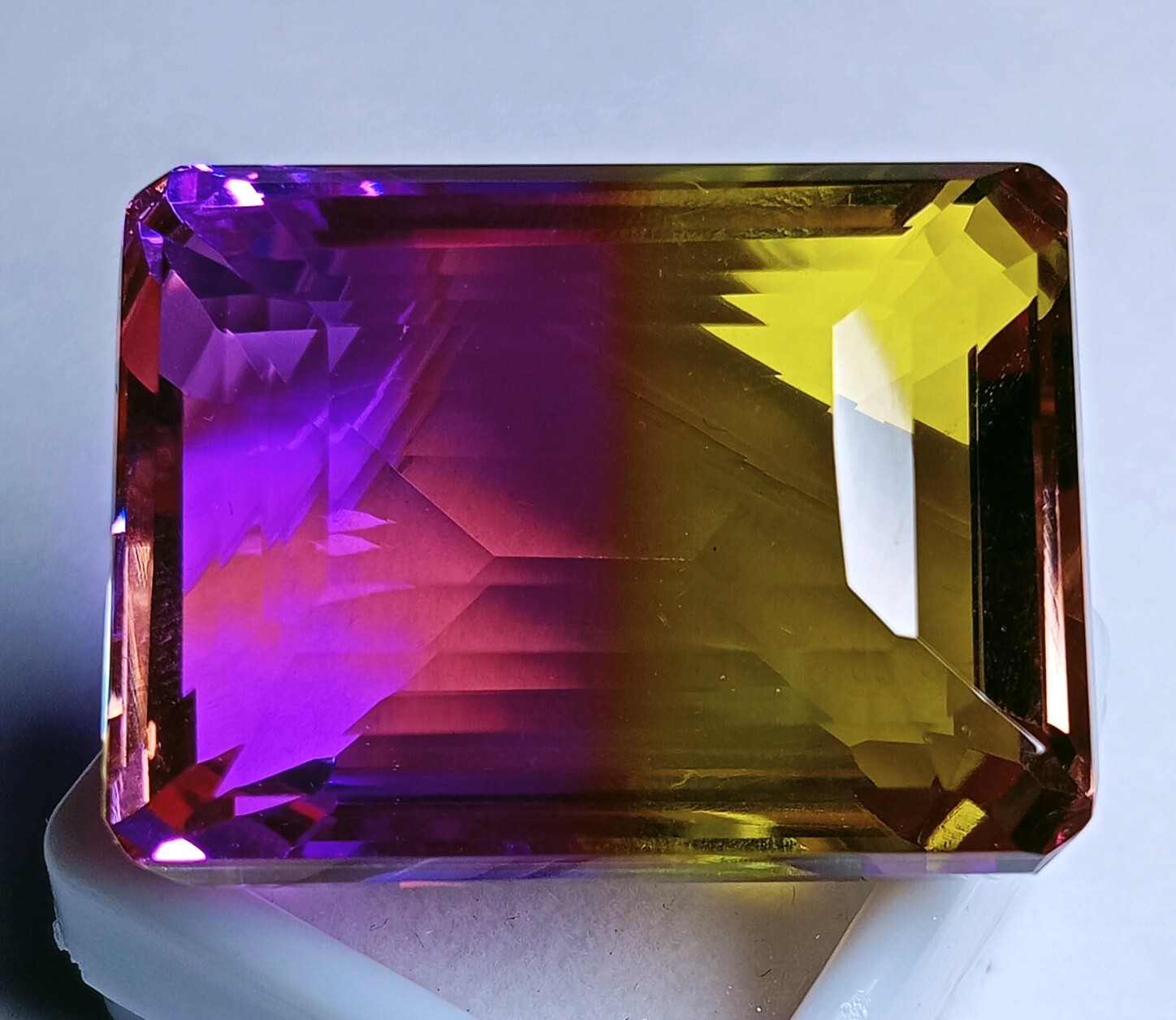 Tourmaline Bi-Colour Emerald Cut 105+ Ct Loose Certified Gemstone