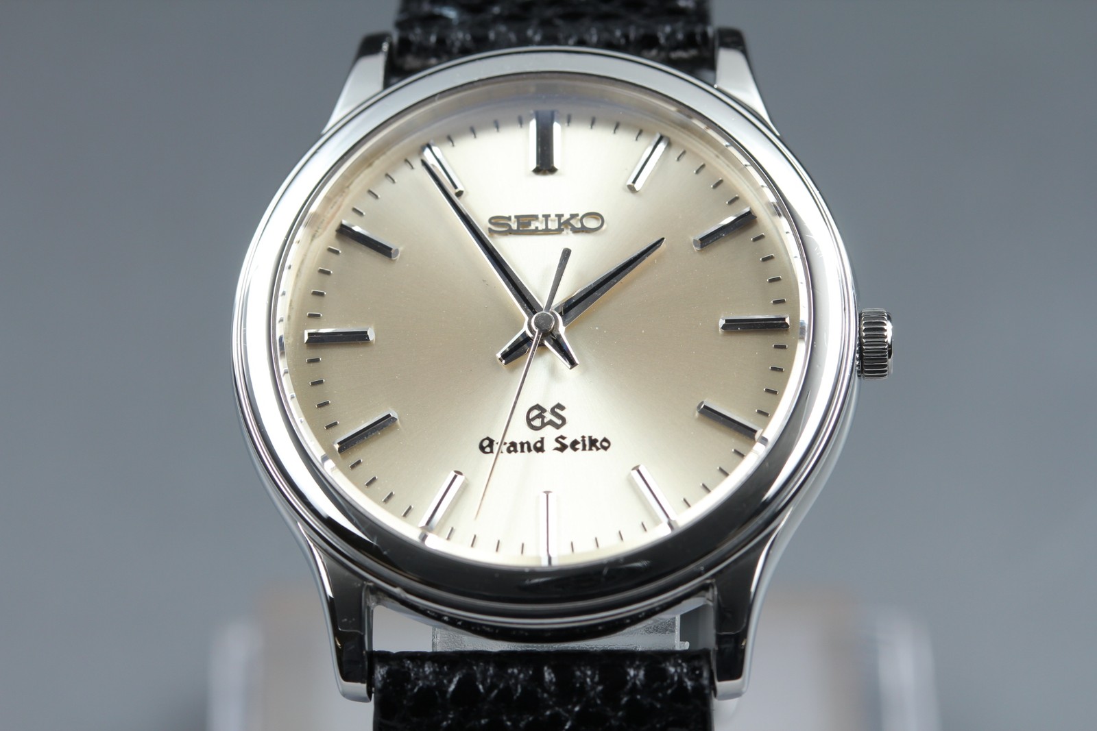SEIKO Grand SEIKO GS 8J55-0A10 Silver Black 34mm Quartz Men’s Watch