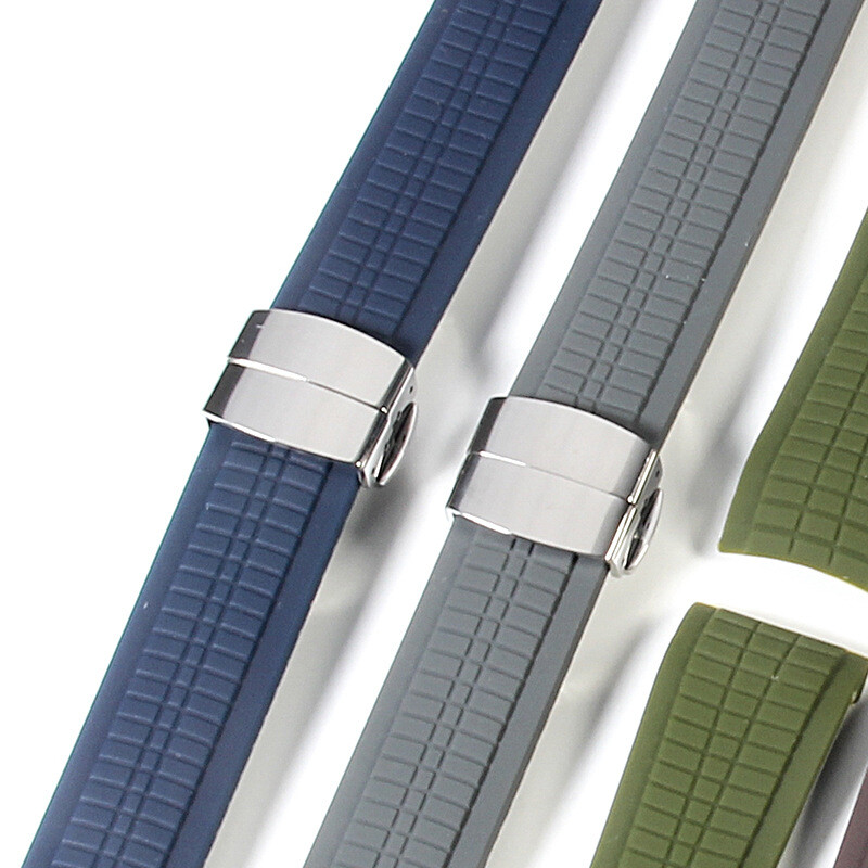 Butterfly Clasp Solid Stainless Steel Folding Buckle for Patek Philippe AQUANAUT