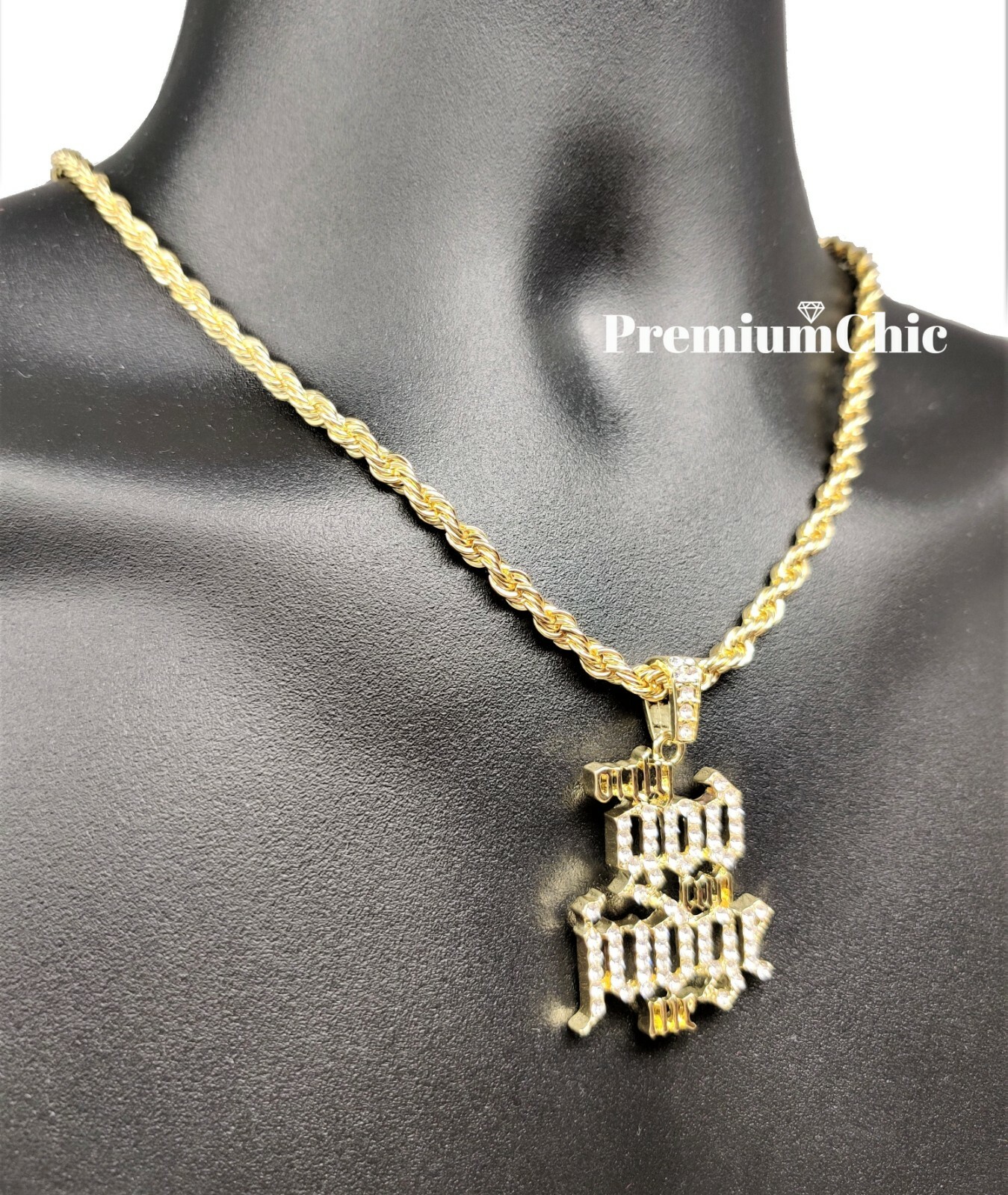 ONLY GOD CAN JUDGE ME Pendant Necklace w Rope or Tennis Chain Plated CZ Jewelry