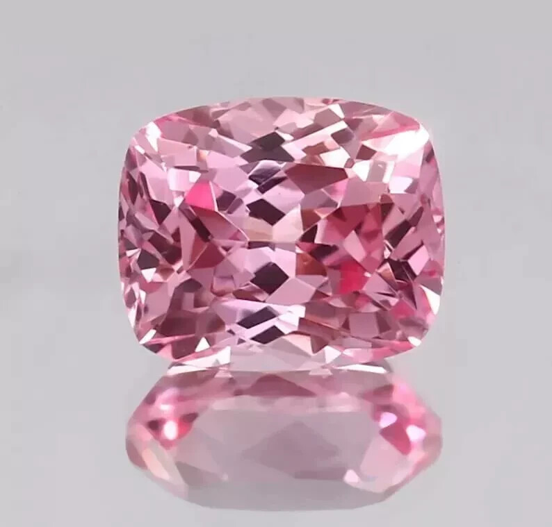 Pink Morganite Natural Cushion Cut 10-12 Ct EGL Certified Loose Gemstone