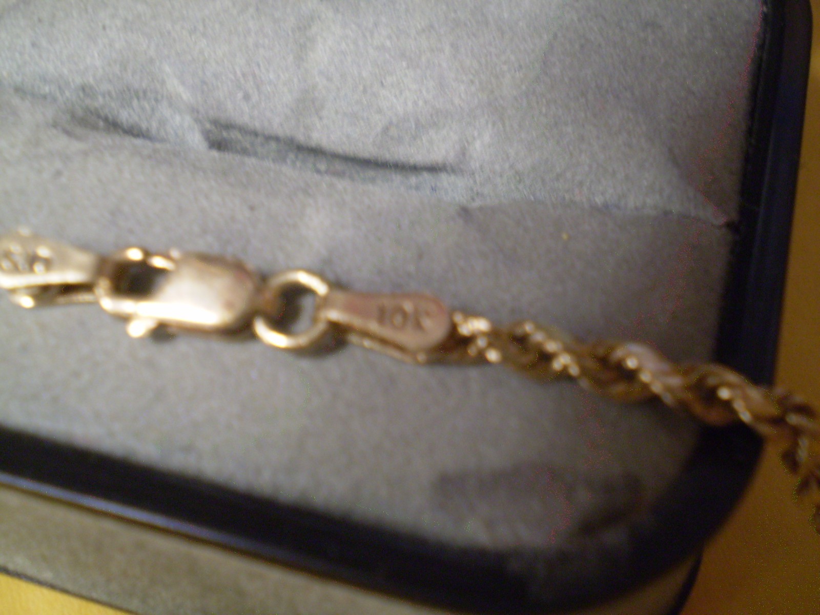 10K Yellow Gold Ladies Men’s Rope Necklace 3.7 Grams 23 inches
