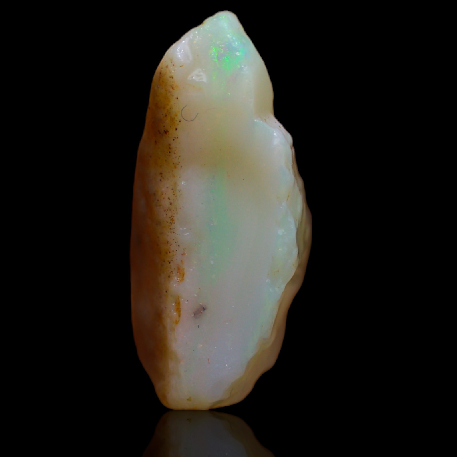 8.45 Cts Natural Fire Opal Rough Ethical Gemstone Earrings Making 18x11x8 mm