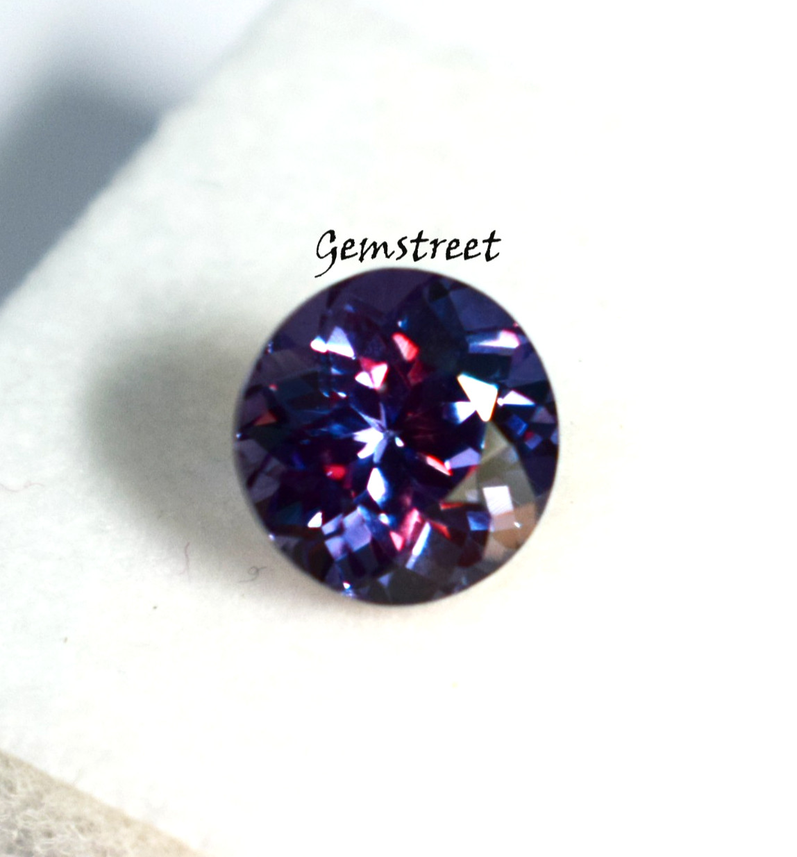 2.50 Ct Russian Color Change Alexandrite Round Cut Certified Natural Gemstone