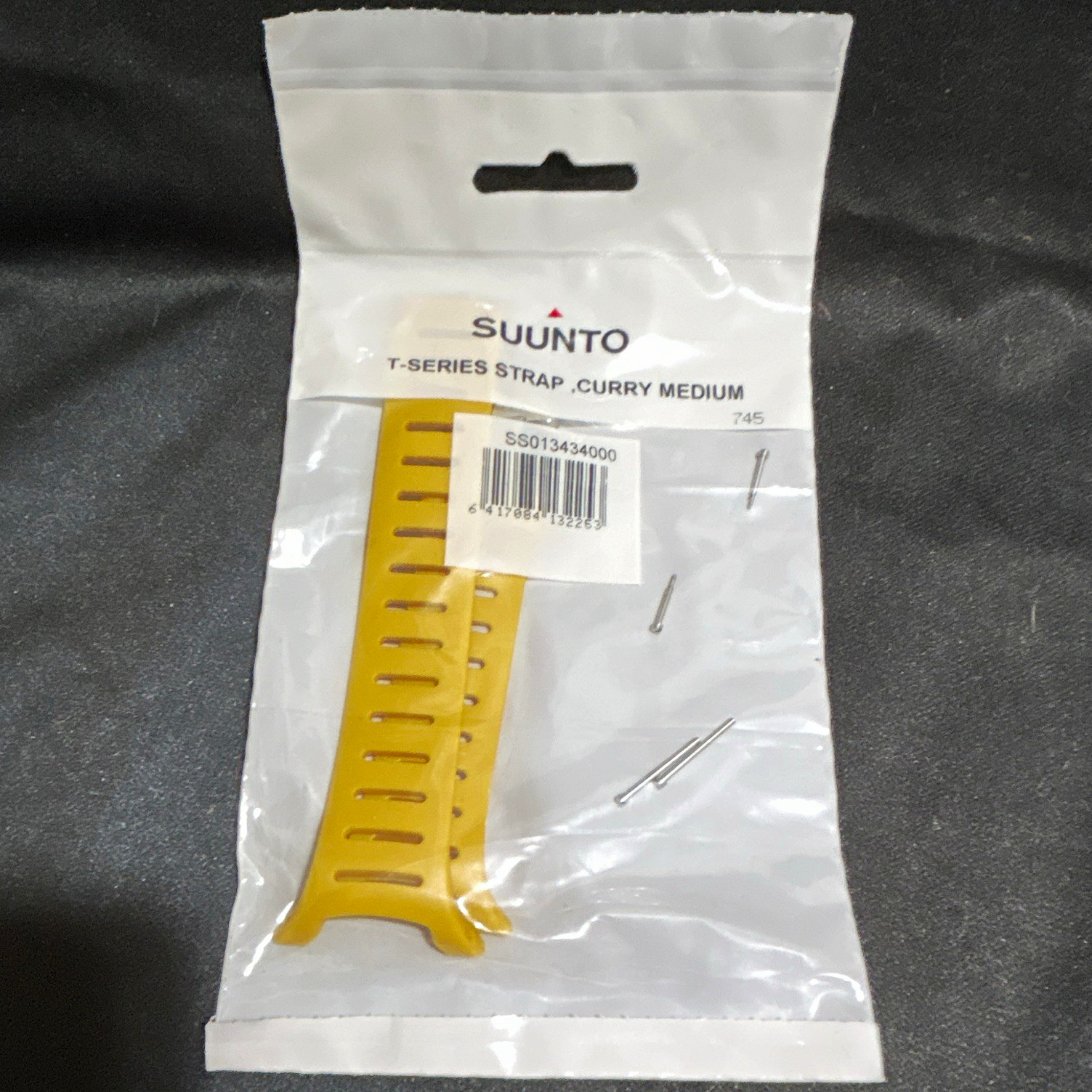 Suunto T-Series Two-Piece Rubber Watch Band Strap Yellow Medium SS013434000