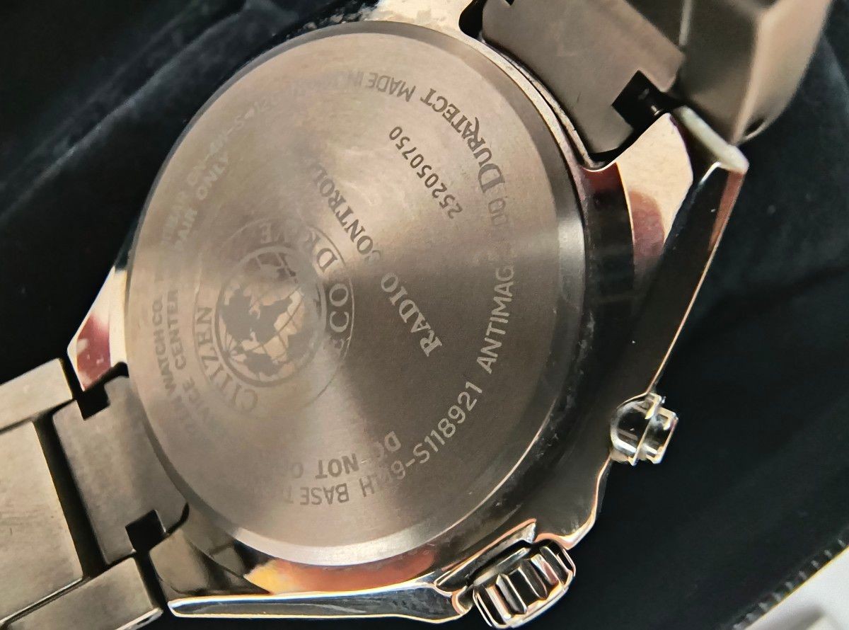 CITIZEN Eco-Drive Men’s Watch Navy Dial Wrist circumference approx. 180cm