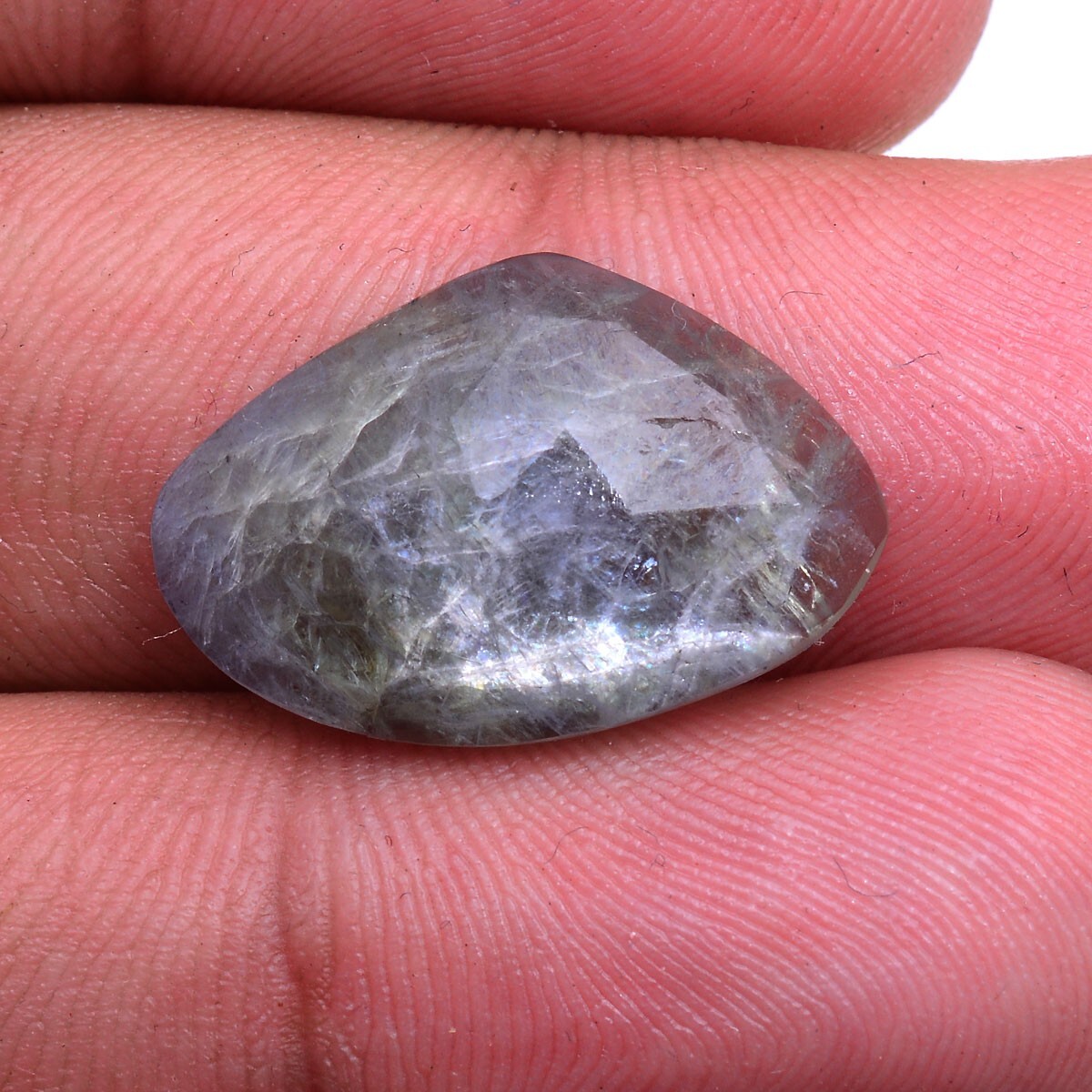 11.00 Cts Natural Tanzanite Untreated 21mm*14mm Huge Checker Cut Loose Gemstone