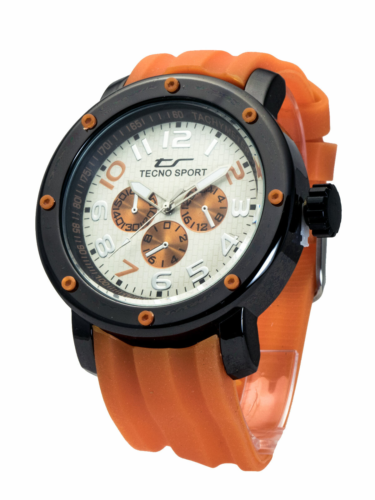 TECNO SPORTS: SILICON RUBBER BAND ANALOG QUARTZ WATCH