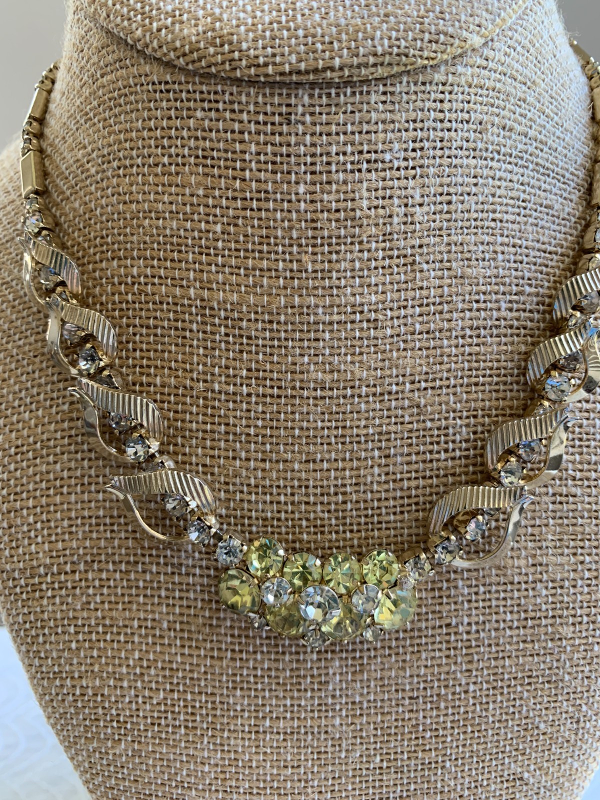 Vintage Sarah Coventry Jonquil Necklace, Evening Comet Set~Emmons Rhinestone Set