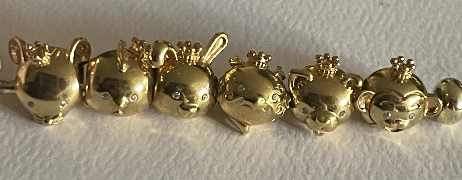 AUTHENTIC PANDORA Collection 6 Charms: Rat, Rooster, Rabbit, Dragon, Dog, Monkey