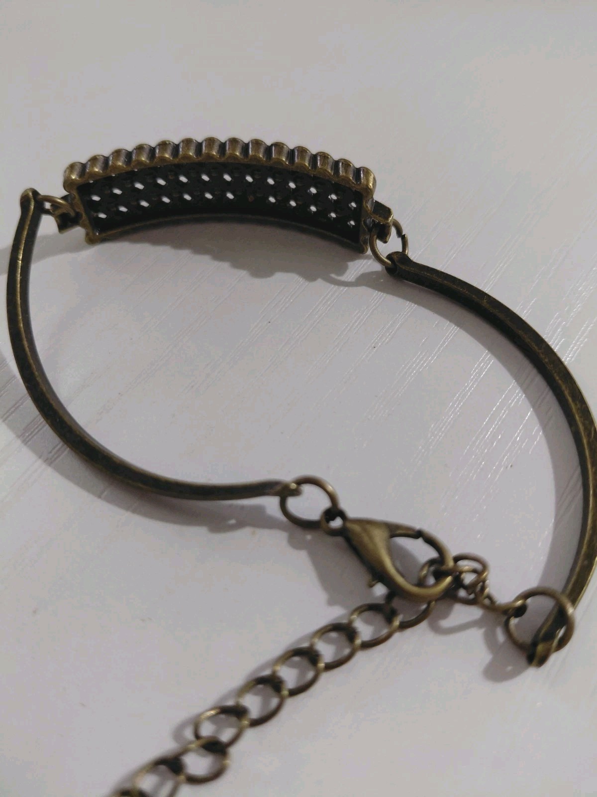 Paparazzi Brass Tone Metal Cable Chain Bracelet Adjustable Lobster Clasp