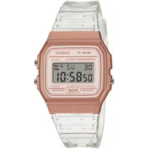 Casio F-91WS-7A3JF Retro Digital Watch Transparent Band JDM NEW JAPAN