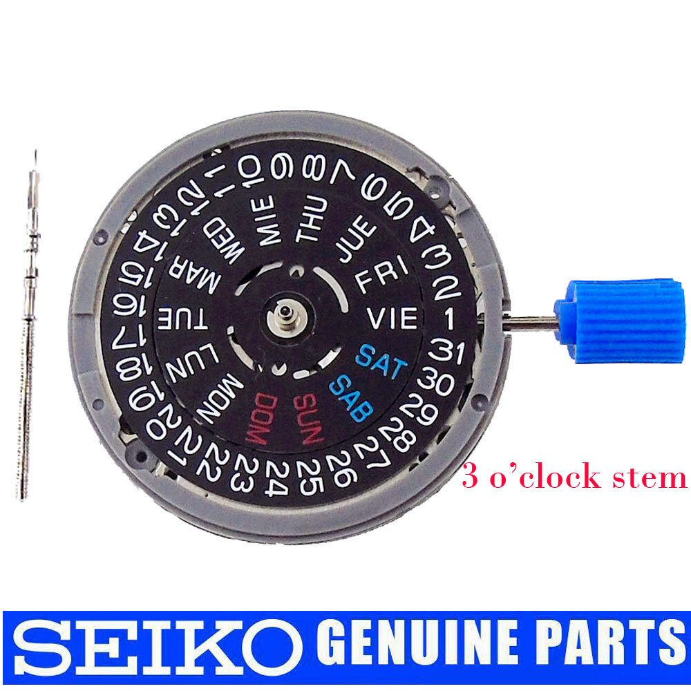 English SPANISH NH36 NH36A mechanical auto movement 3 o’clock/3. 8 o’clock Crown