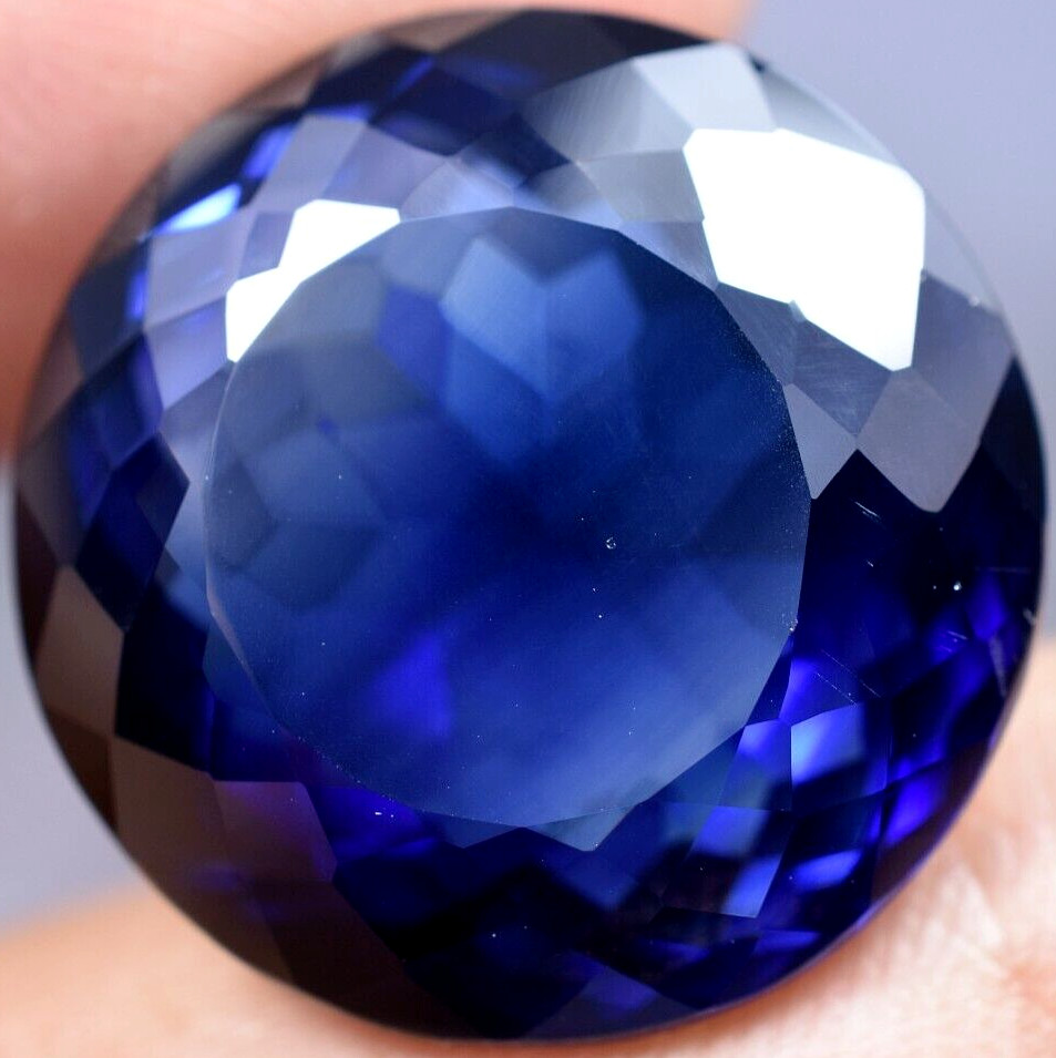 Natural 40.55 Ct GIGANTIC Royal Blue Sapphire GGL Certified Loose Gemstone