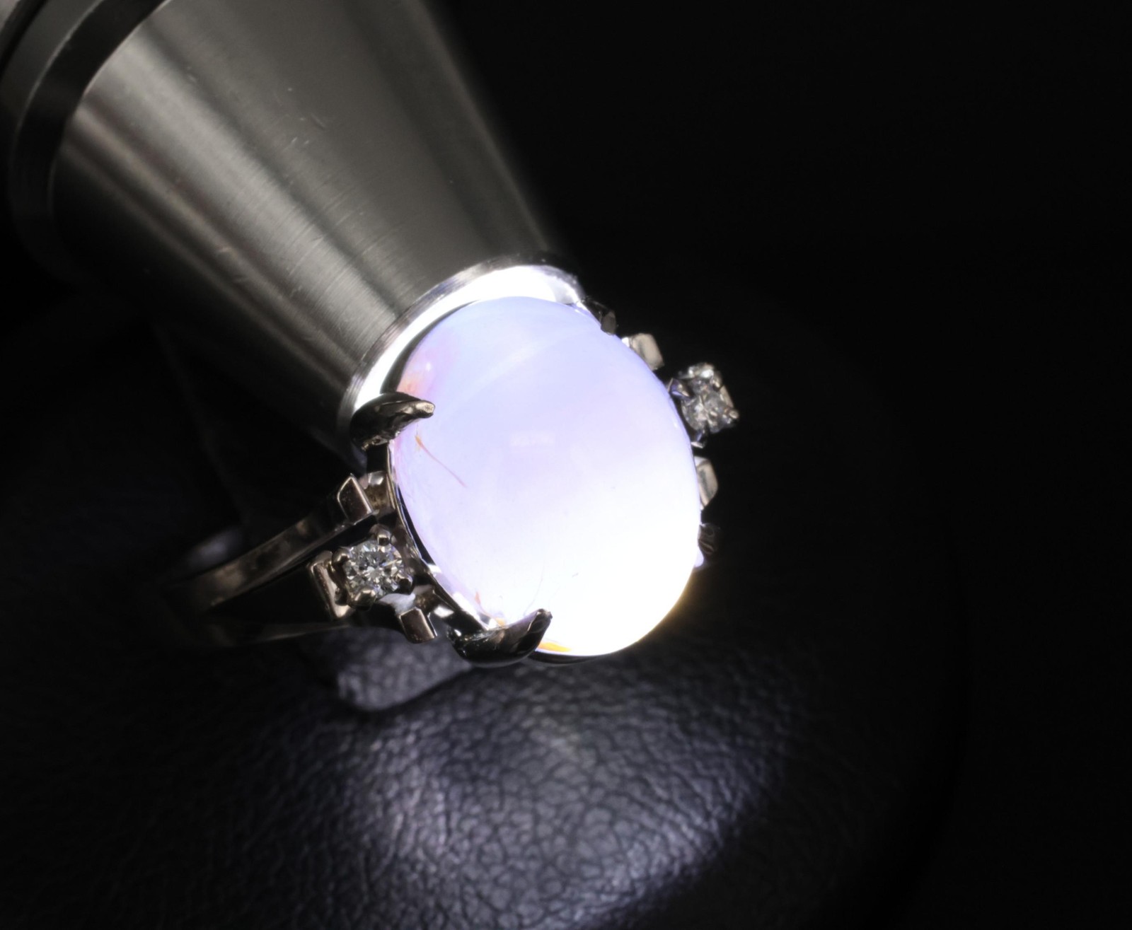 9.14ct GIA Ceylon No Heat Star Sapphire & 0.02ct Diamond Platinum Ring, Size 5.5