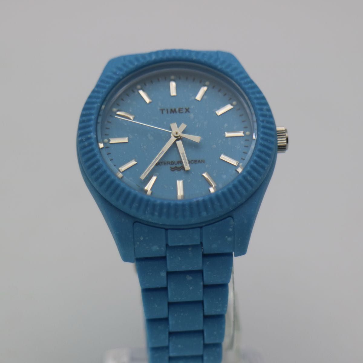 Working TIMEX Watch TW2V33000 Waterbury Timex Blue Quartz Analog Quartz Watch
