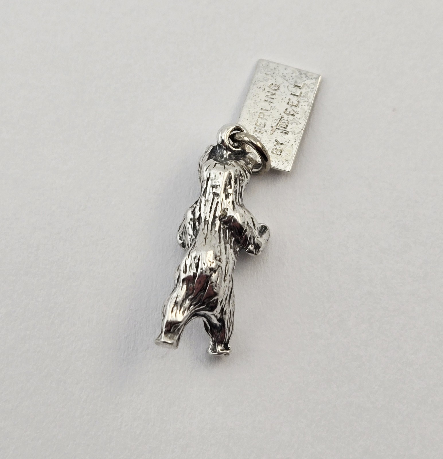 Vintage Yellowstone Park Bear Bell Sterling Silver Souvenir Charm Pendant – 3.0g