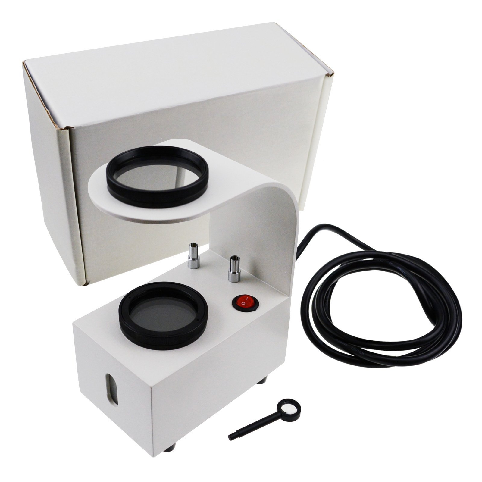 Bench Type Polariscope Built-in w/ LED, Rotatable Platform 2 poalorized Filters